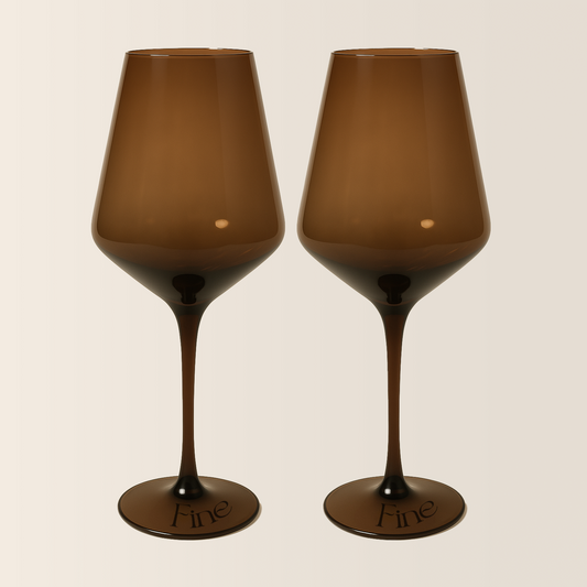 Dark Hue Fine Wine 2-Glass Set